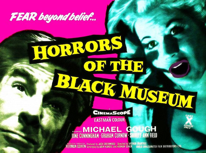 Horror en el museo negro - Carteles