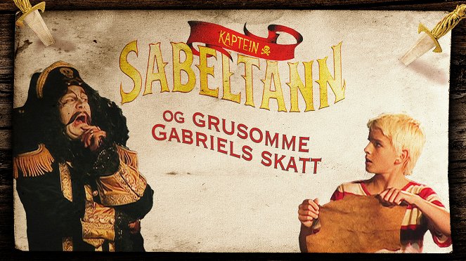 Kaptein Sabeltann og grusomme Gabriels skatt - Affiches