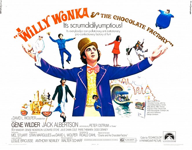 Pan Wonka a jeho čokoládovna - Plakáty