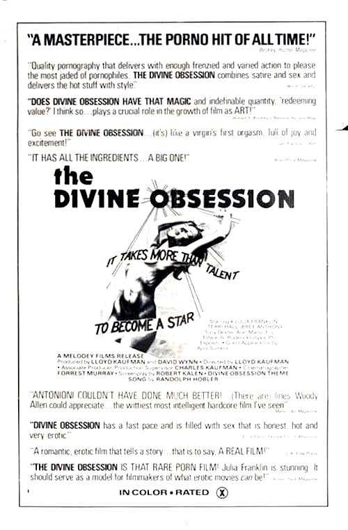 The Divine Obsession - Julisteet