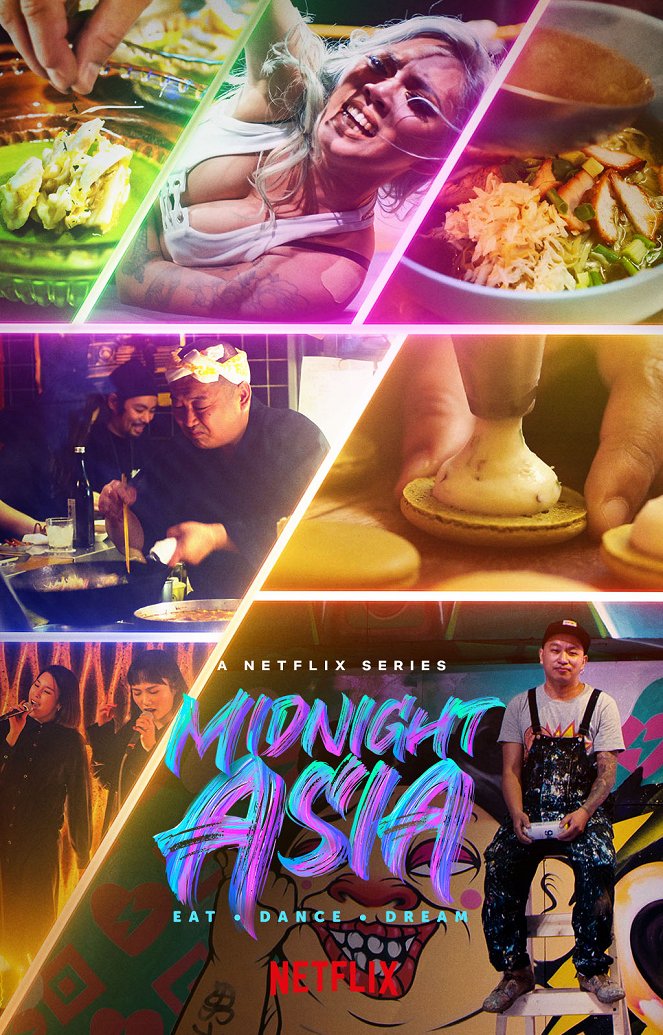Midnight Asia: Eat · Dance · Dream - Julisteet