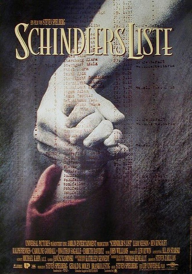 Schindlers Liste - Plakate