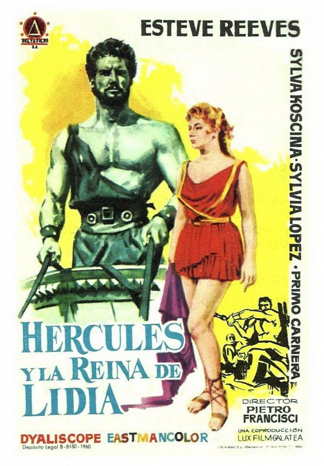 Hércules y la reina de Lidia - Carteles
