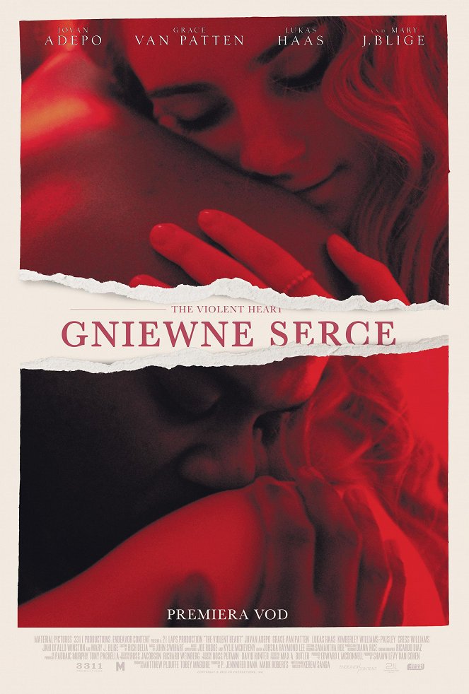 Gniewne serce - Plakaty