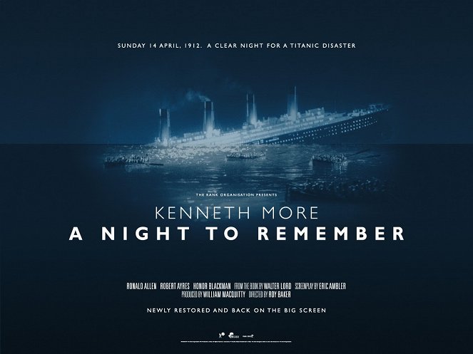 Titanicin kohtalonyö - Julisteet