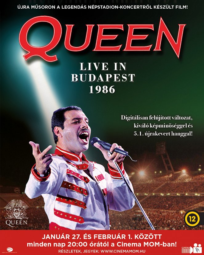 Hungarian Rhapsody: Queen ao Vivo em Budapeste '86 - Cartazes