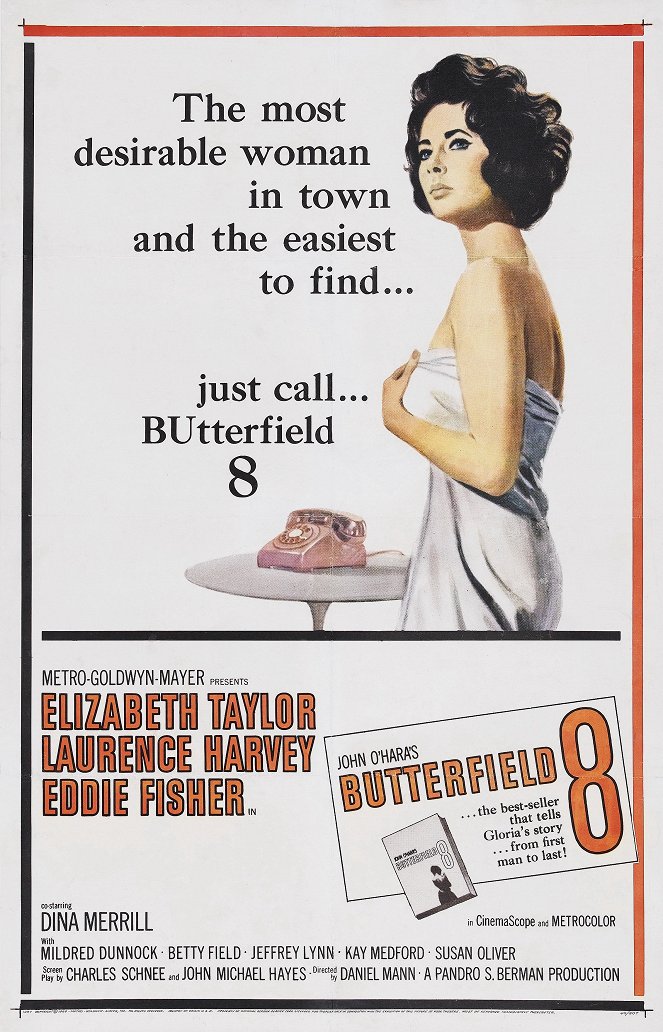 BUtterfield 8 - Plakaty