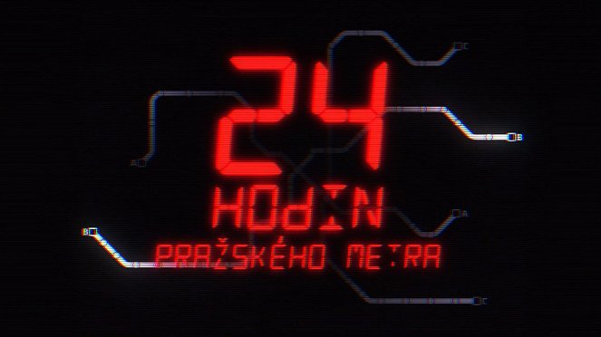 24 hodin pražského metra - Plakate