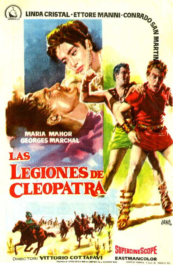 Las legiones de Cleopatra - Carteles