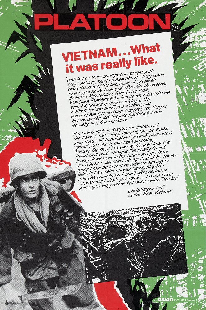 Platoon - Affiches