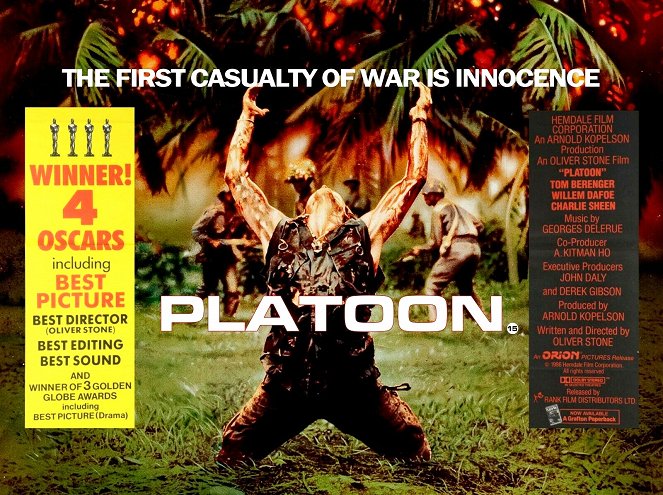 Platoon - Os Bravos do Pelotão - Cartazes