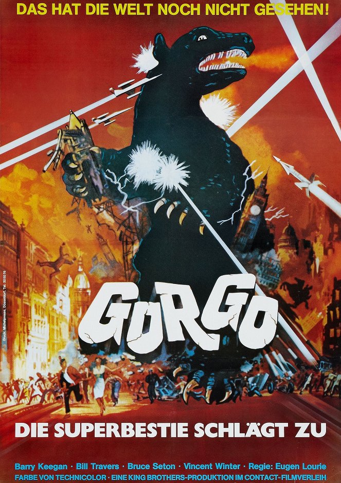 Gorgo, el monstruo - Carteles