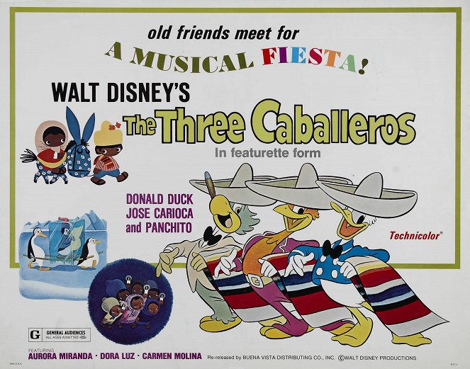 The Three Caballeros - Cartazes