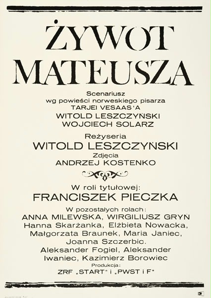 Żywot Mateusza - Carteles