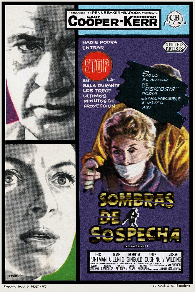 Sombras de sospecha - Carteles