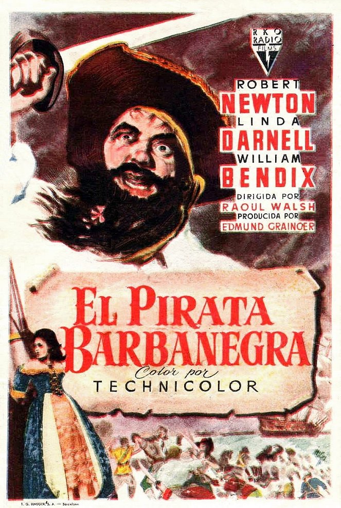 El pirata Barbanegra - Carteles