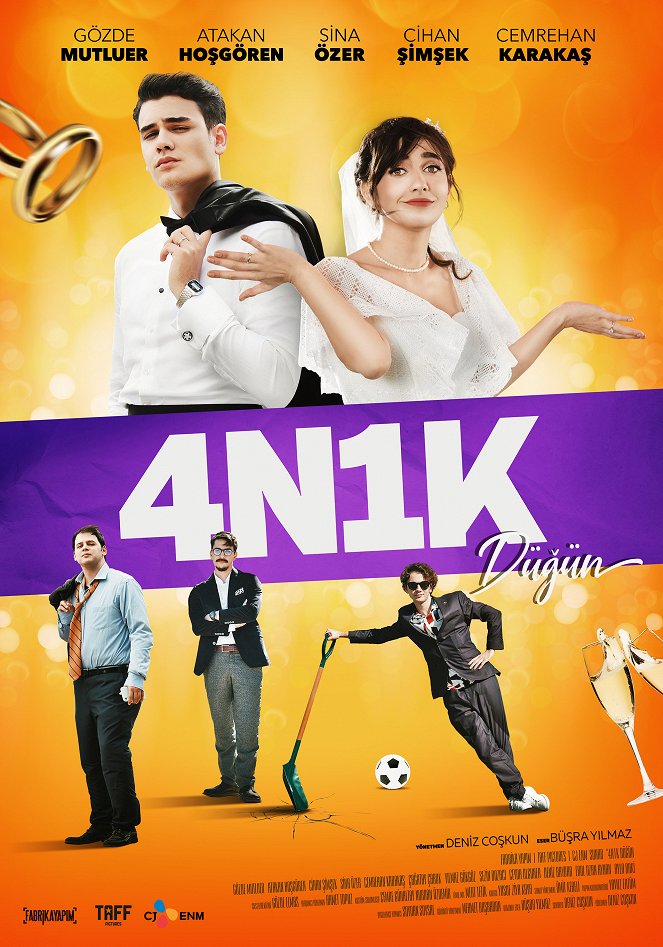 4N1K: Düğün - Plakátok
