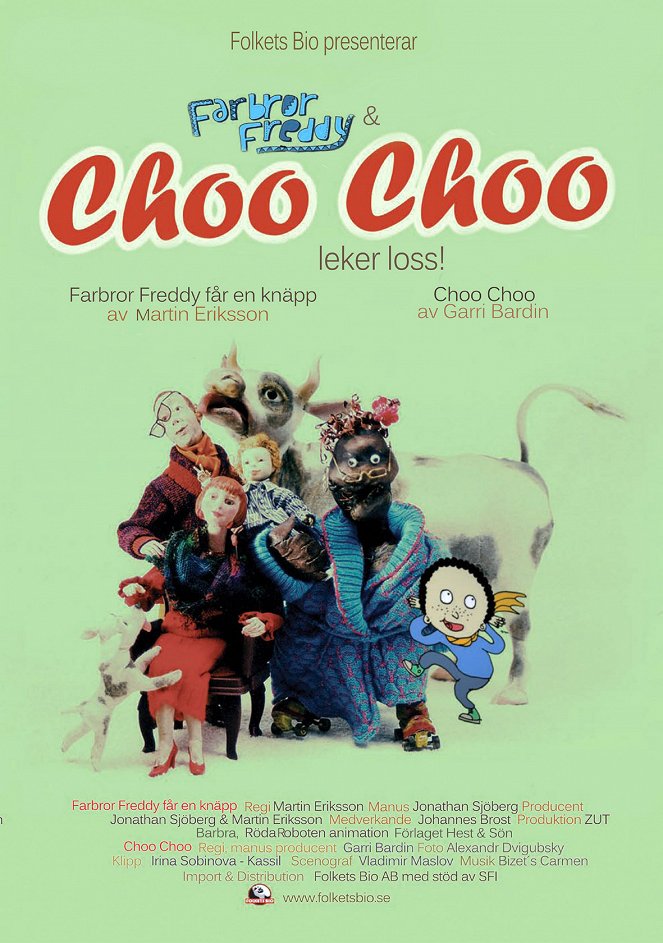 Farbror Freddy & Choo-Choo leker loss! - Plakate