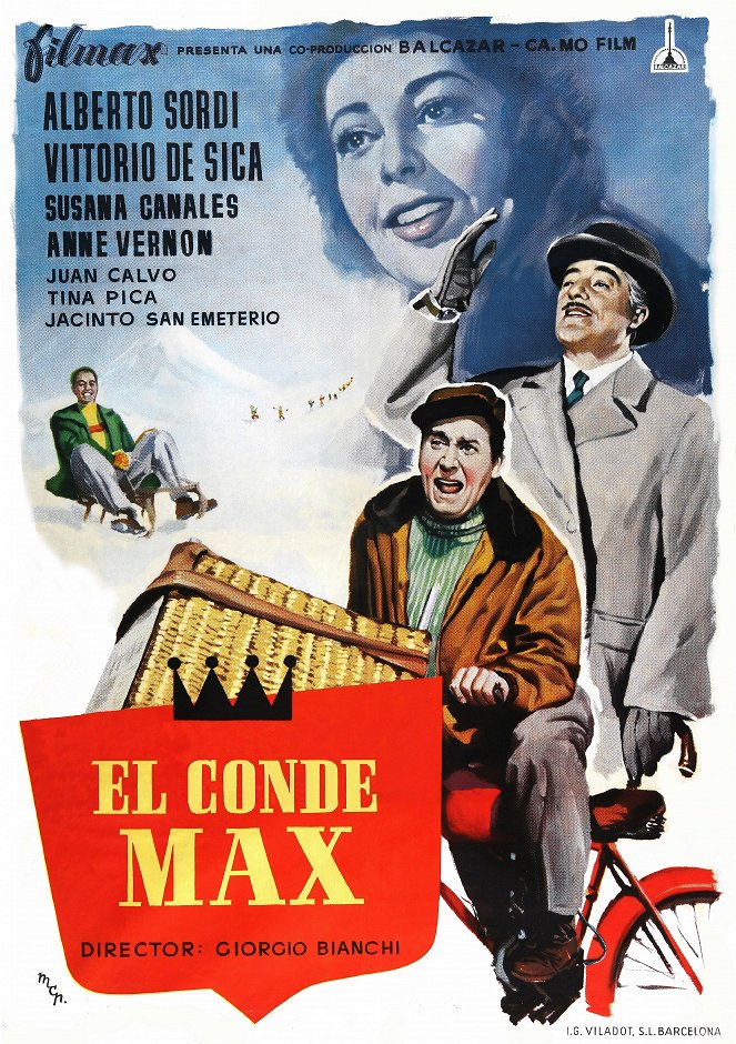 Il conte Max - Plakate