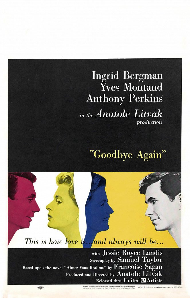 Goodbye Again - Posters