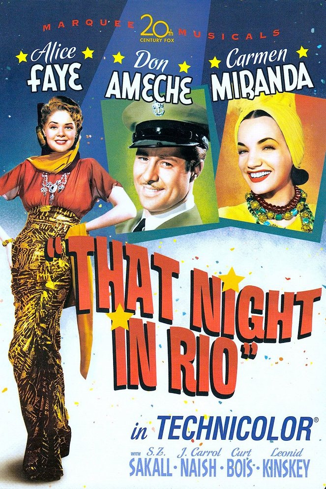 Une nuit à Rio - Affiches