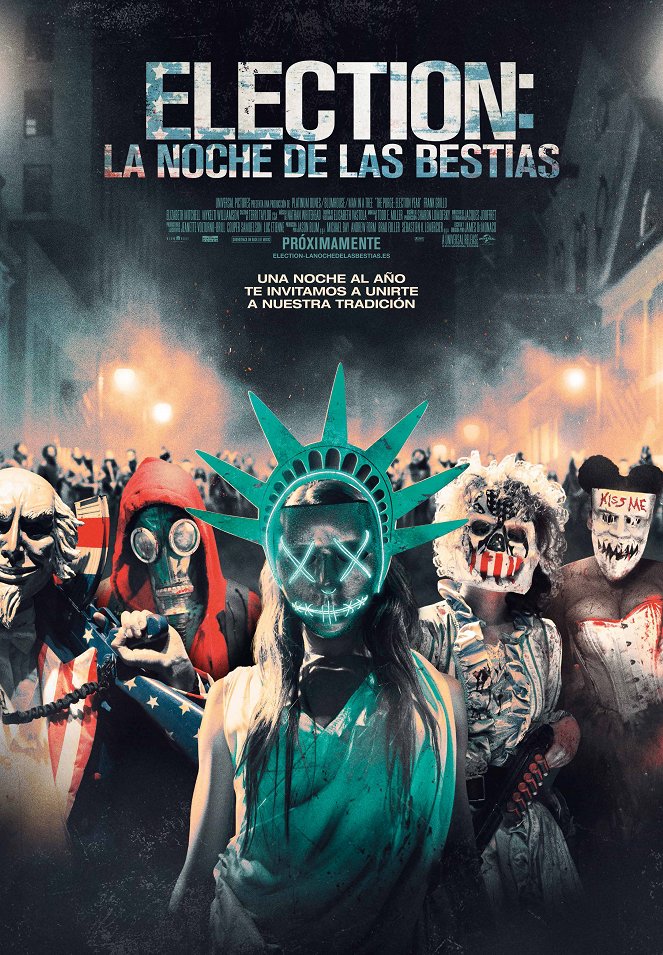 Election: La noche de las bestias - Carteles