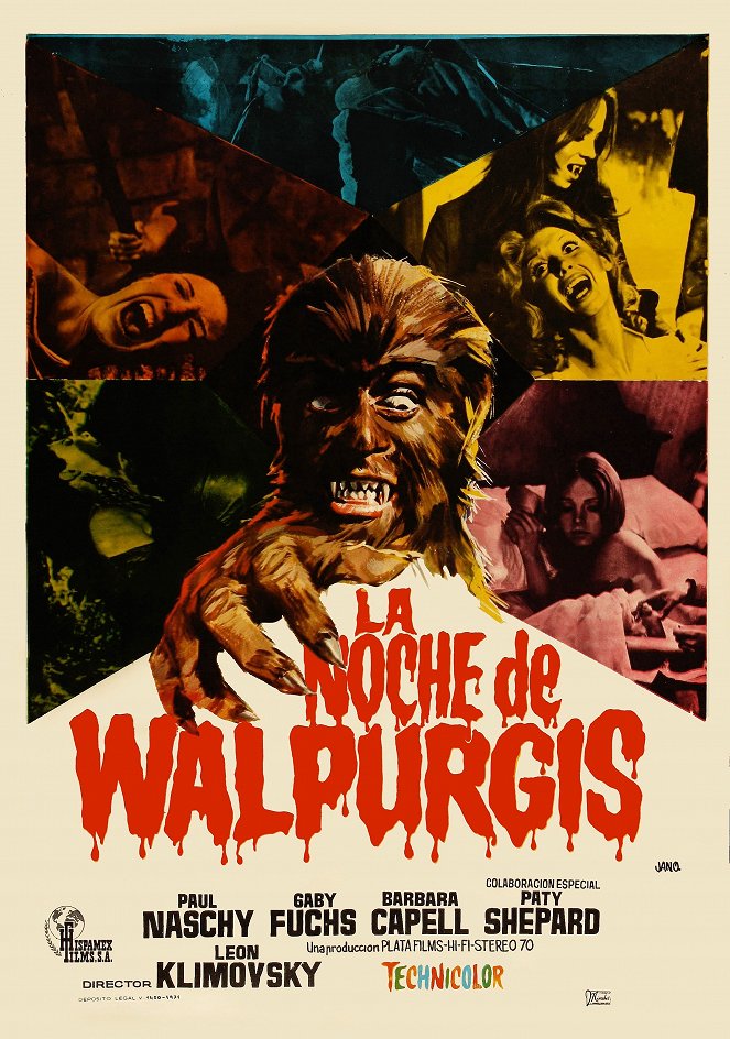 La noche de Walpurgis - Posters