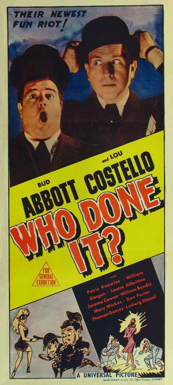 Who Done It? - Posters