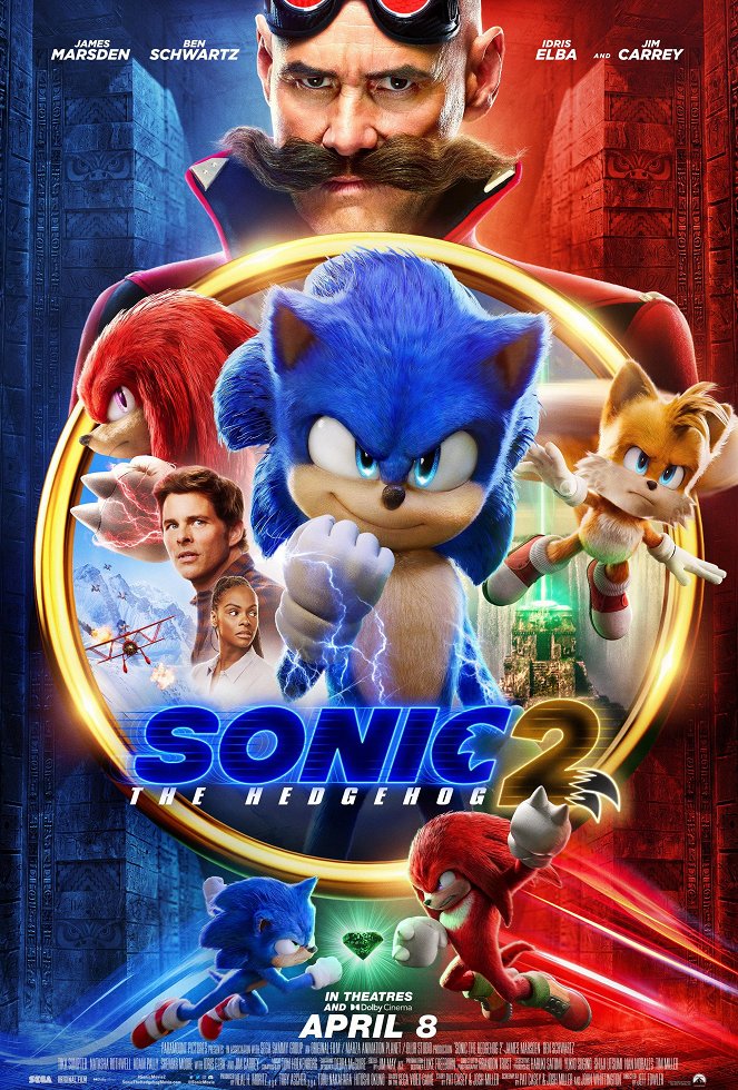 Sonic 2. La película - Carteles