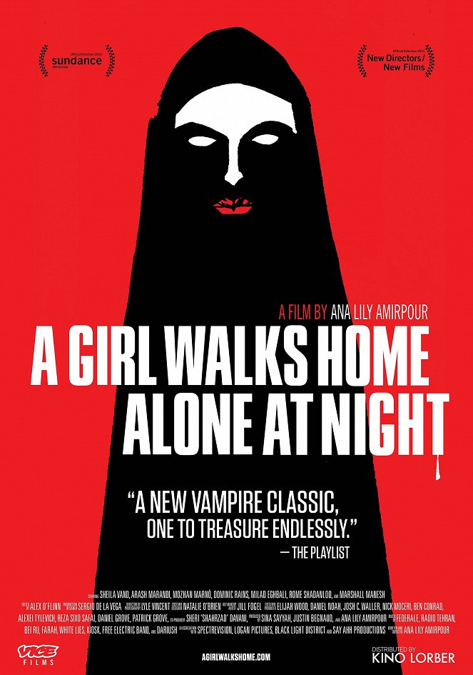 Uma Rapariga Regressa de Noite Sozinha a Casa - Cartazes