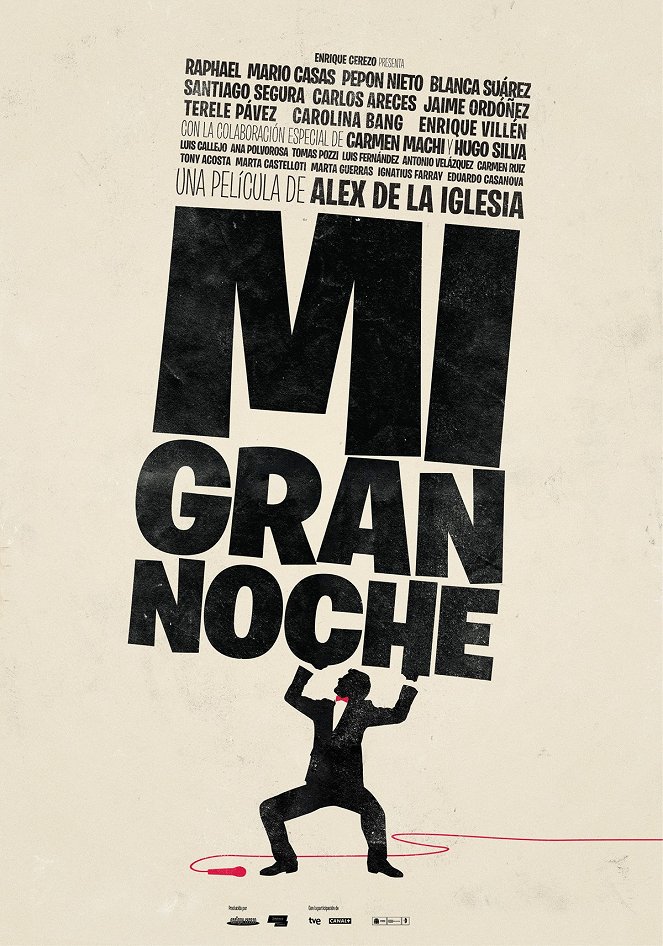 Mi gran noche - Carteles