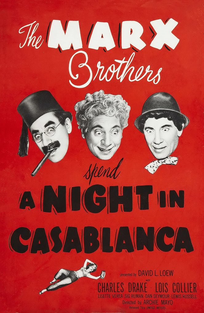 Noc v Casablance - Plagáty