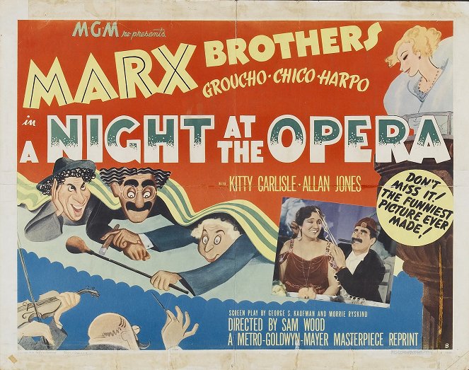 Die Marx Brothers in der Oper - Plakate