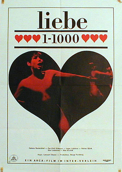 Kärlek 1-1000 - Carteles