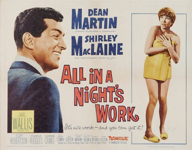 All in a Night's Work - Posters