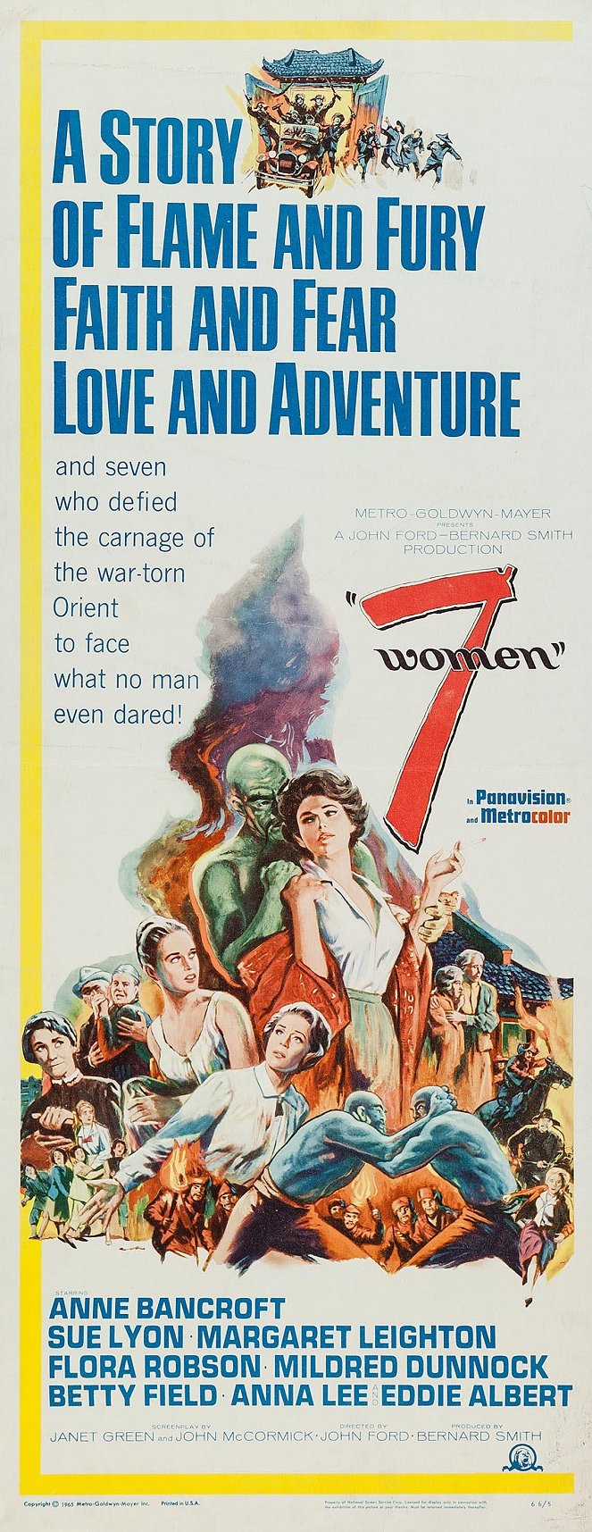7 Women - Cartazes