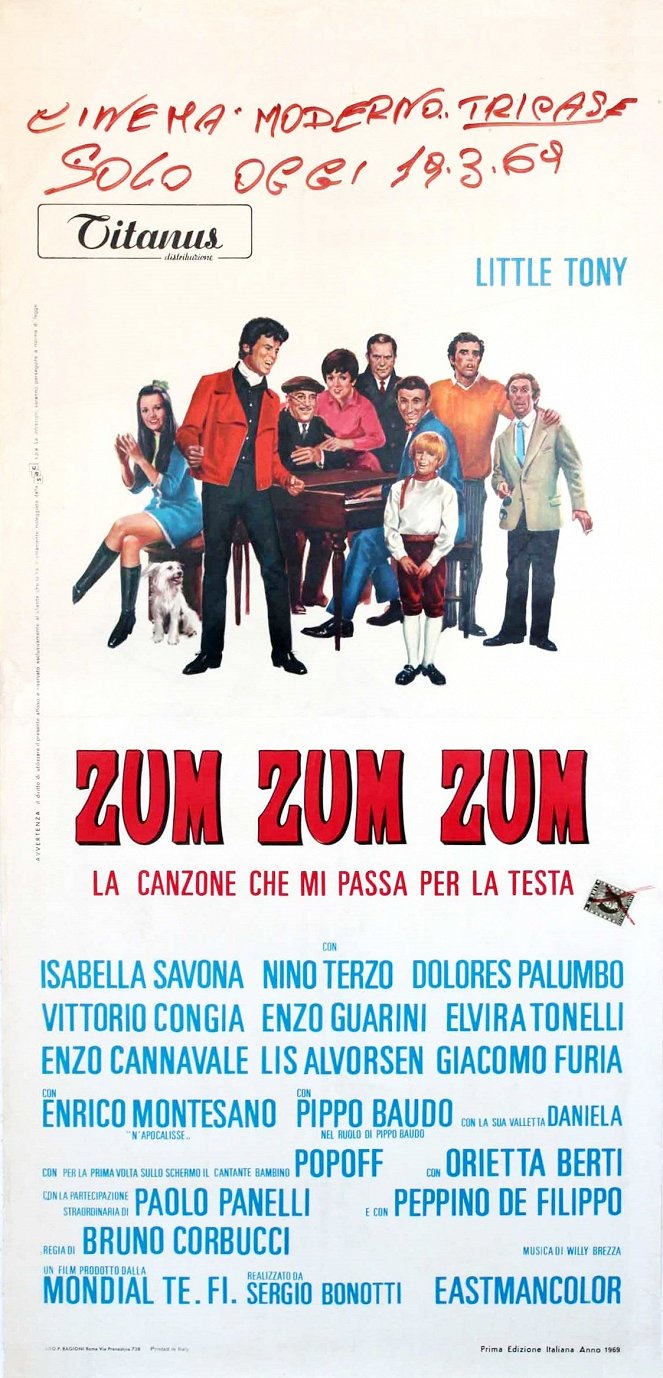 Zum Zum Zum - La canzone che mi passa per la testa - Plakate