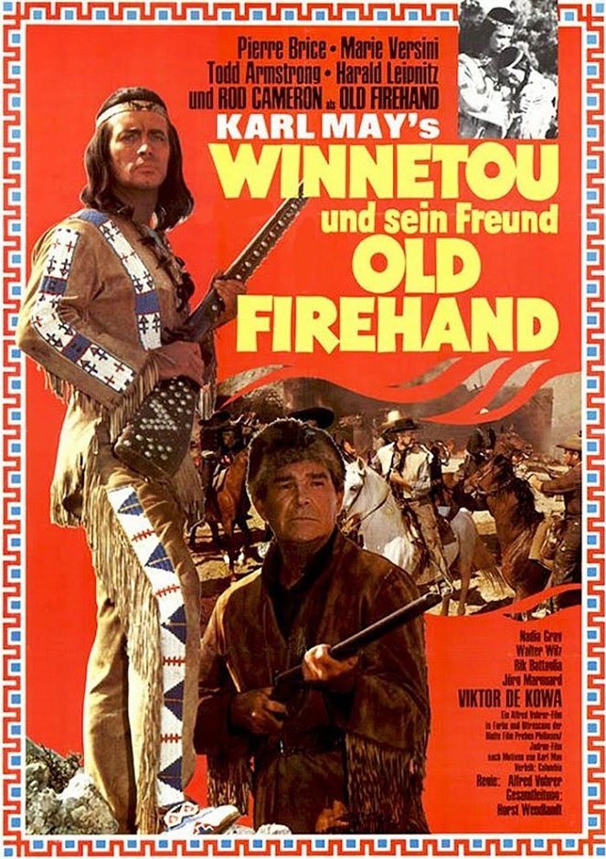 Winnetou und sein Freund Old Firehand - Plakaty