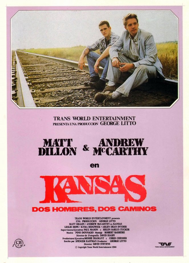Kansas, dos hombres, dos caminos - Carteles