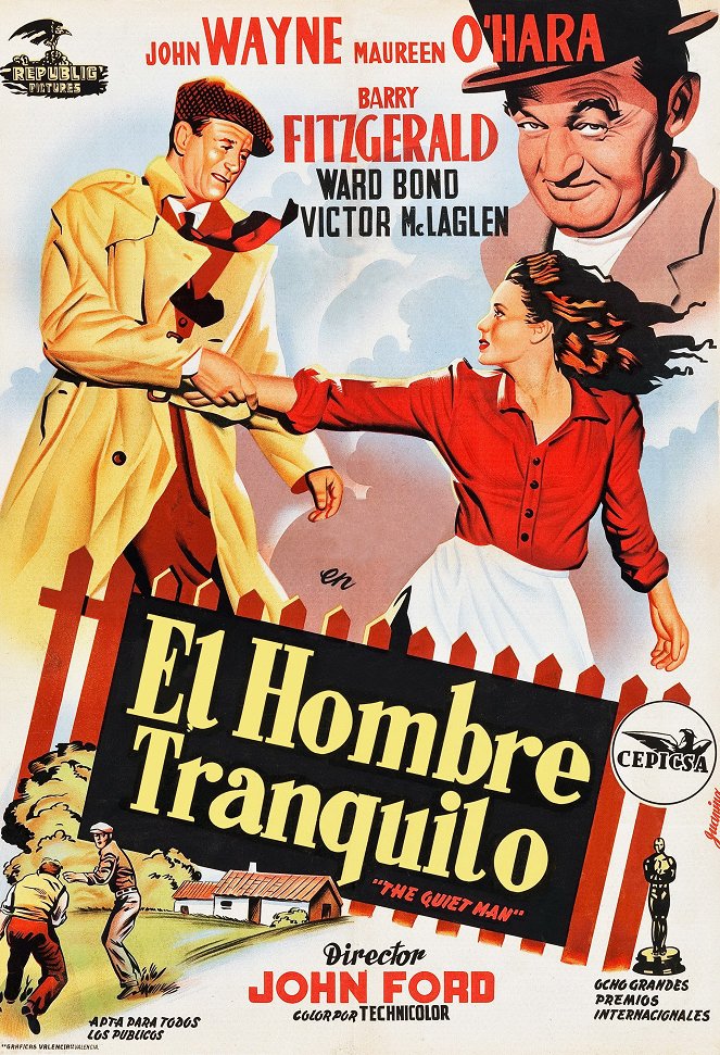 El hombre tranquilo - Carteles