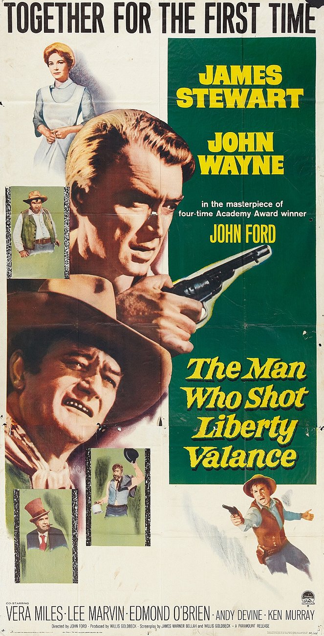 Człowiek, który zabił Liberty Valance'a - Plakaty