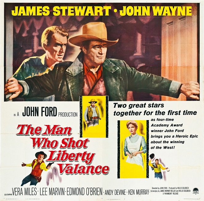 Der Mann, der Liberty Valance erschoß - Plakate