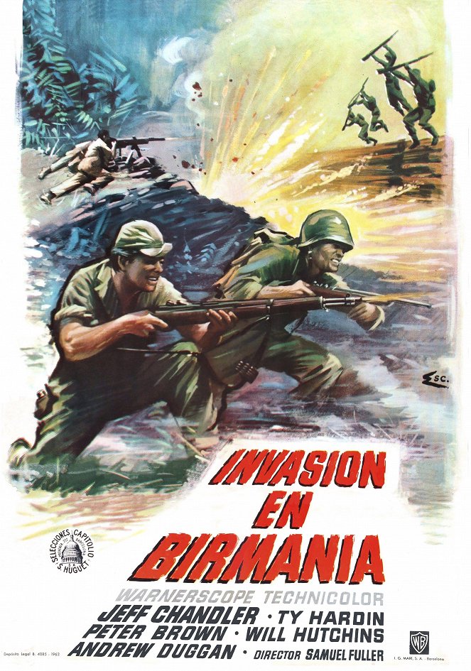 Invasión en Birmania - Carteles