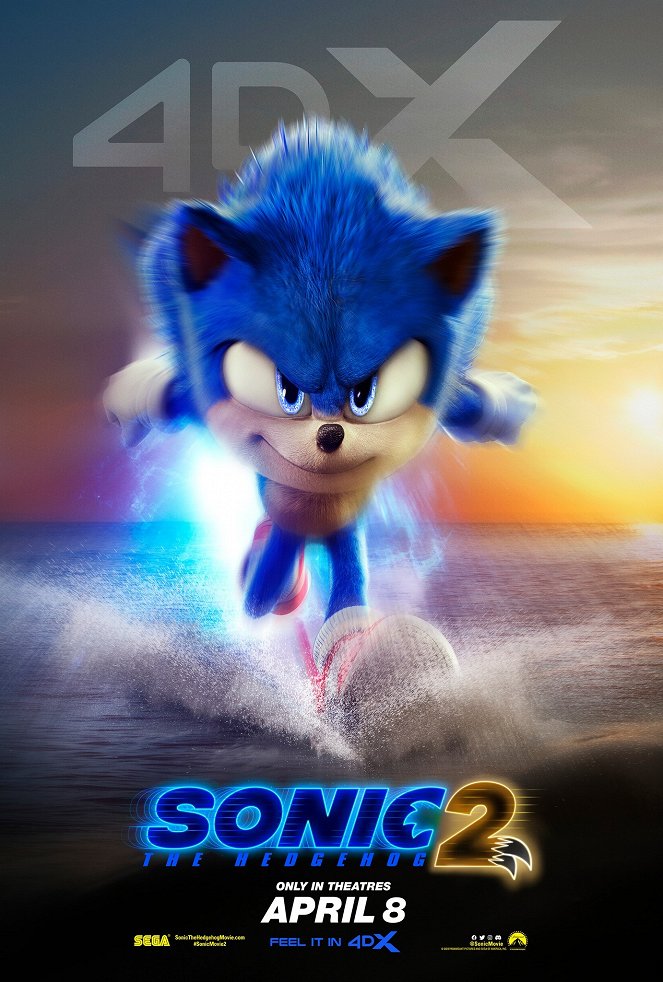 Sonic 2. Szybki jak błyskawica - Plakaty