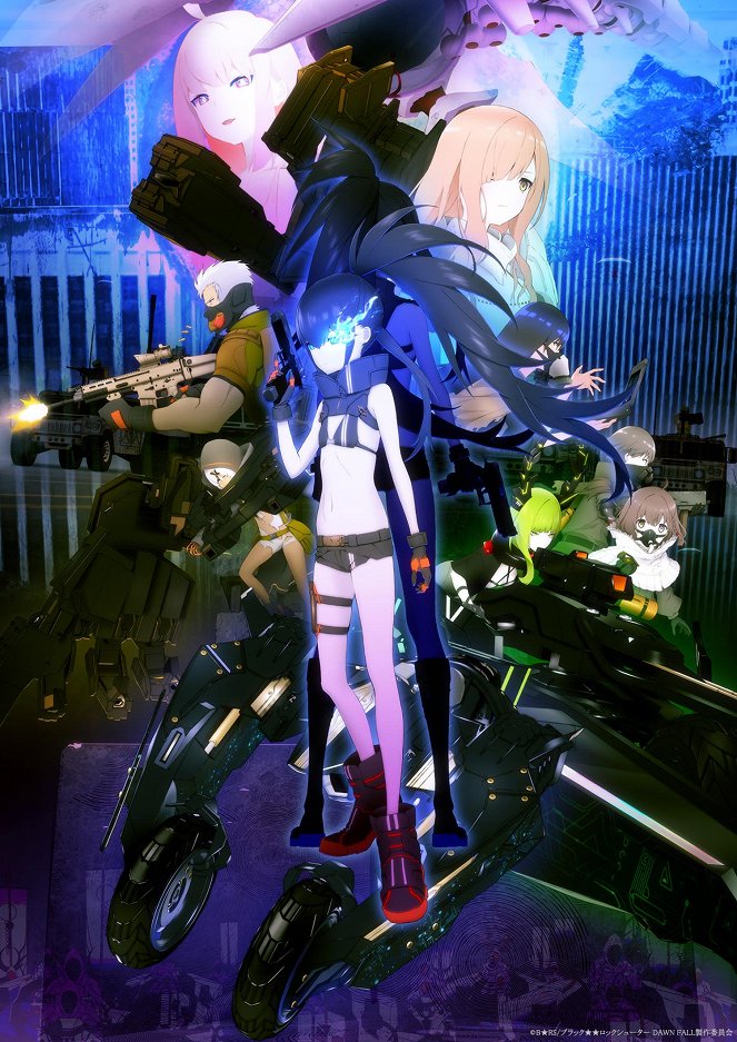 Black★★Rock Shooter: Dawn Fall - Cartazes