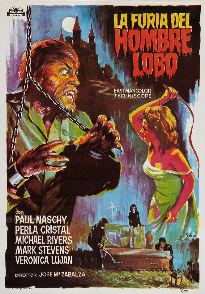 La furia Del Hombre Lobo - Plakátok