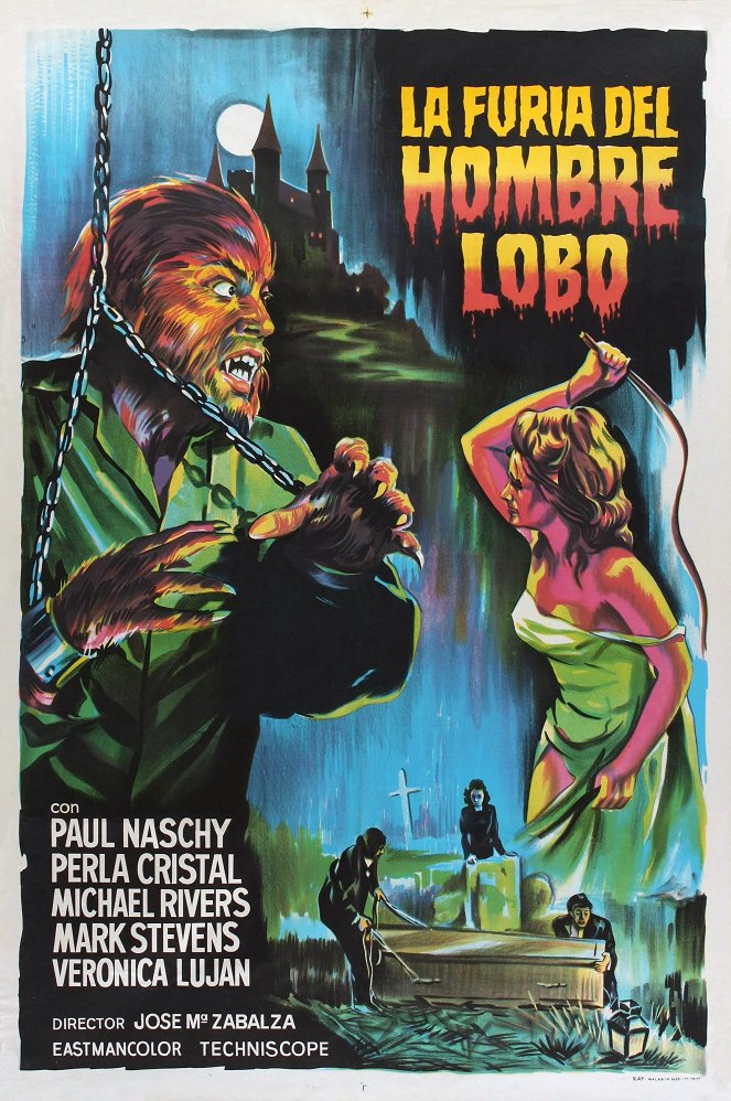 La furia Del Hombre Lobo - Plakate