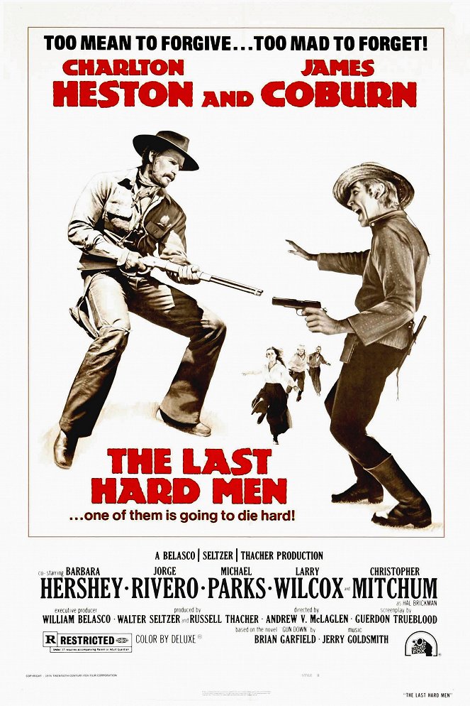 The Last Hard Men - Plakaty