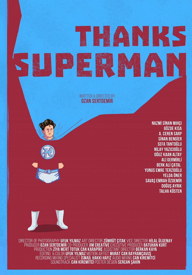 Teşekkürler Süpermen - Plakate