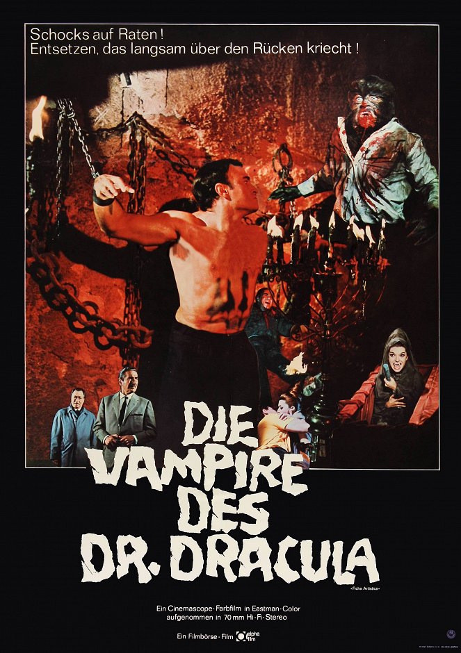 Dracula en de weerwolf - Posters